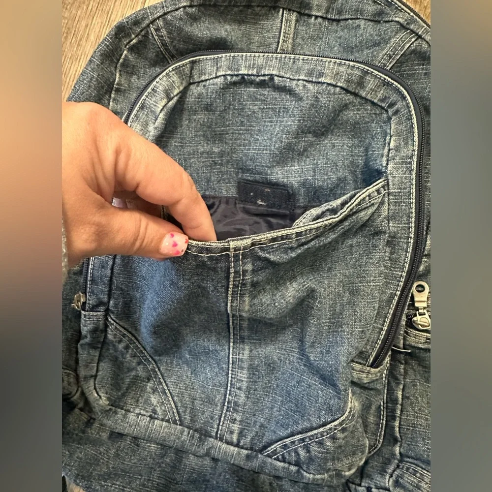 Denim Backpack - Picture 5 of 10